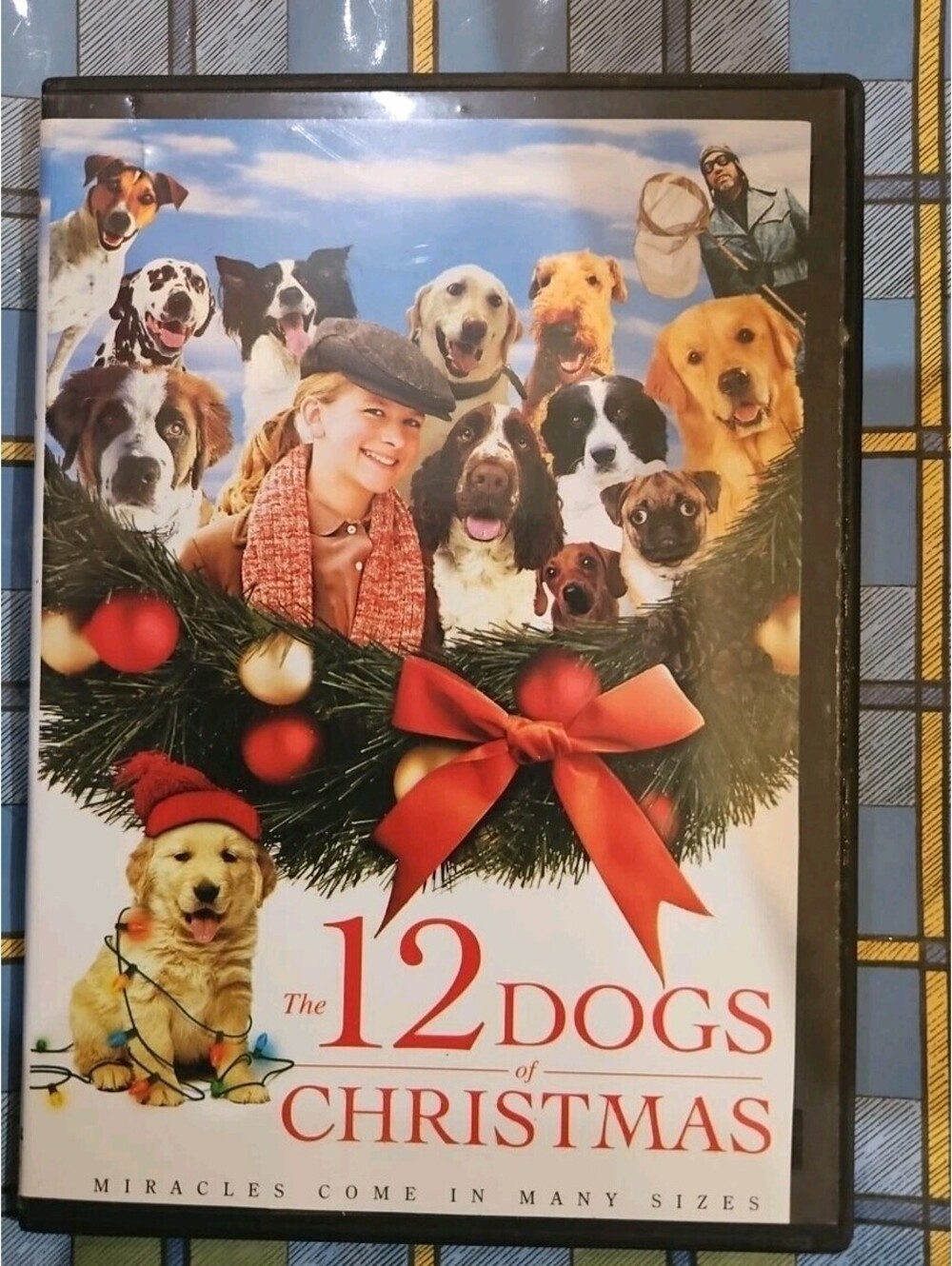 12 Dogs of Christmas (DVD, 2005) Tested slim case cropped artwork.